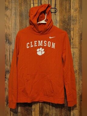 Nike Clemson Orange Hoodie with Paw Logo Xl